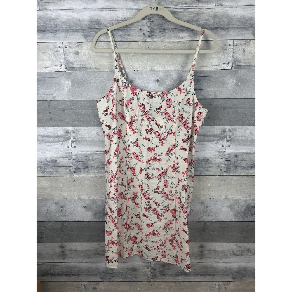 A New Day Cream Floral Cami Dress Size 12
